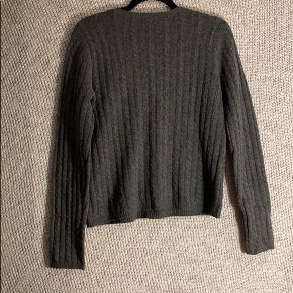 J Crew Knit Grey Crew Neck Sweater (S) - Picture 4 of 4